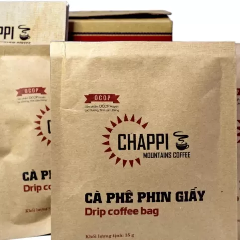Chappi Arabica Drip Bag Coffee - Chappi Cà phê Đặc Sản Arabica Túi Lọc